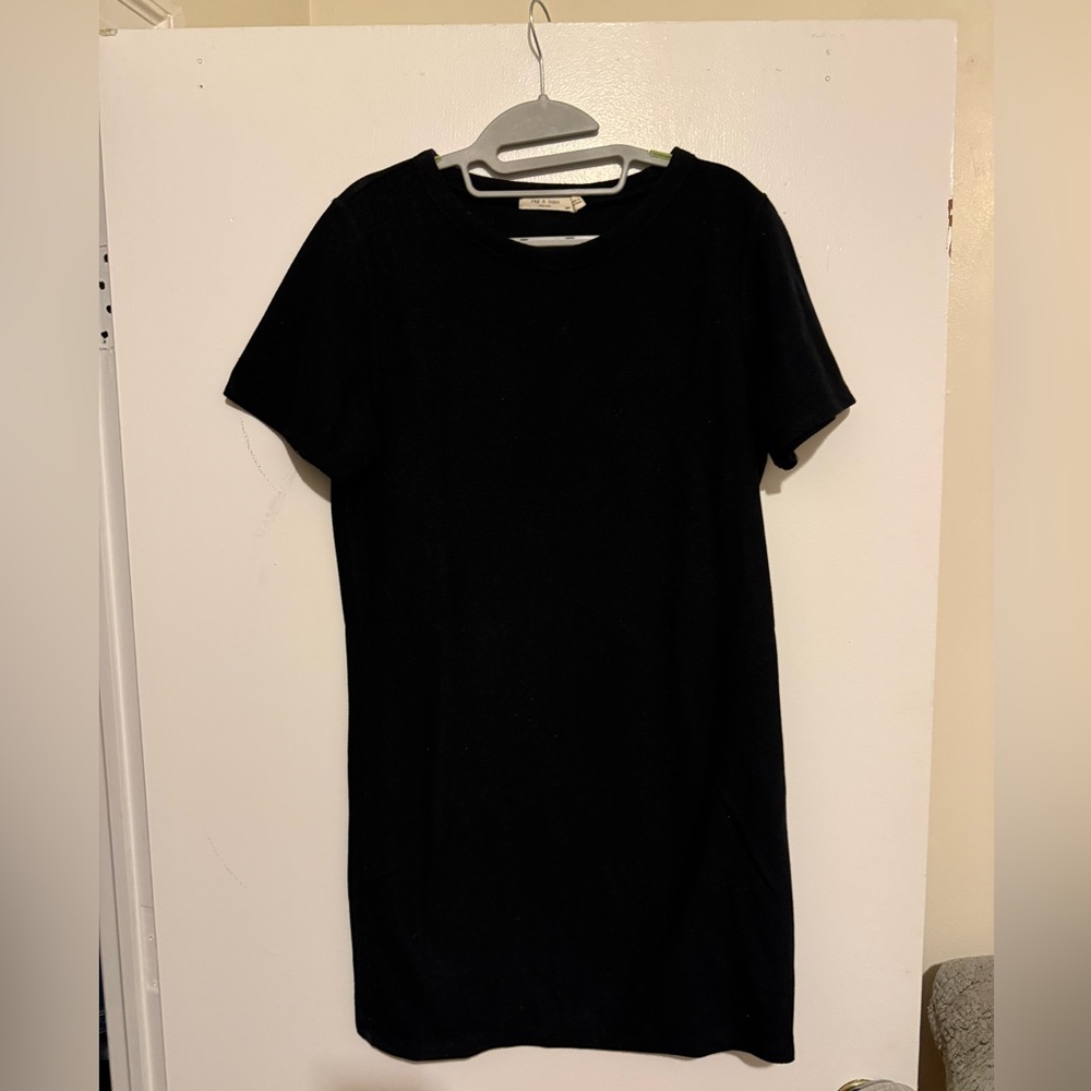 Rag & Bone Black Short Sleeve Dress Small